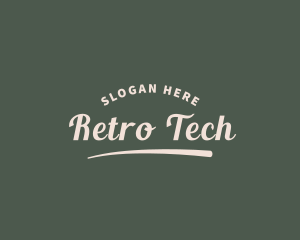 Retro Lifestyle Boutique logo design