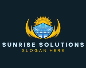 Daylight - Solar Power Electricity logo design