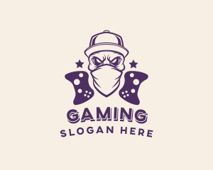 Gangster Skull Gaming Controller Logo
