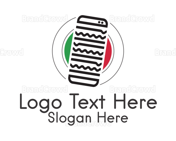 Italian Resto Delivery Logo