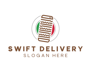 Italian Resto Delivery logo design