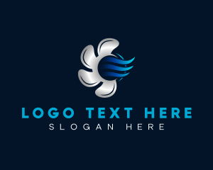 Propeller - Turbine Air Cooling logo design