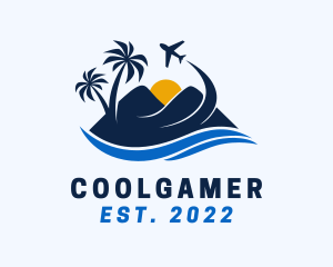 Traveler - Summer Ocean Mountain logo design
