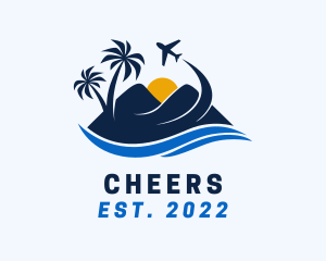 Explore - Summer Ocean Mountain logo design