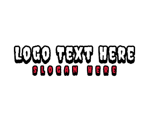 Goop - Horror Scary Gore logo design
