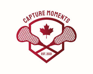 Canada Lacrosse Badge logo design