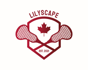 Sports Network - Canada Lacrosse Badge logo design