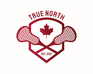 Canada Lacrosse Badge logo design