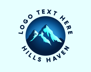 Blue Mountain Peak logo design