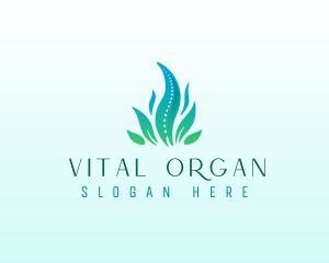 Organic Leaf Wellness logo design