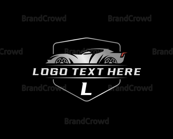 Fast Sports Car Racing Logo