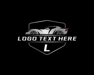 Vehicle - Fast Sports Car Racing logo design
