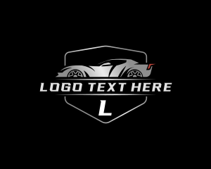 Race - Fast Sports Car Racing logo design