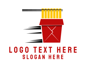 Food Delivery - Noodle Food Delivery logo design