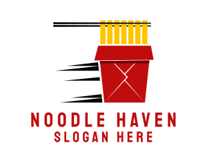 Noodle - Noodle Food Delivery logo design