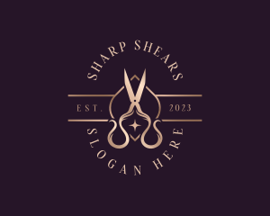 Shears - Elegant Scissors Shears logo design