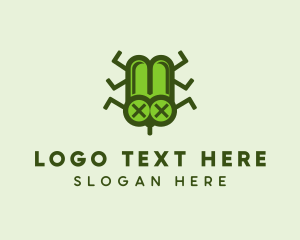 Spray - Dead Bug Insect logo design