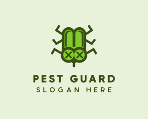 Fumigate - Dead Bug Insect logo design