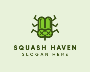 Squash - Dead Bug Insect logo design