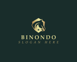 Barn - Shield Equine Horse logo design