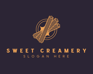 Sweet Churros Bakery logo design