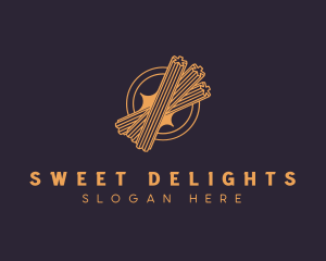 Sweet Churros Bakery logo design