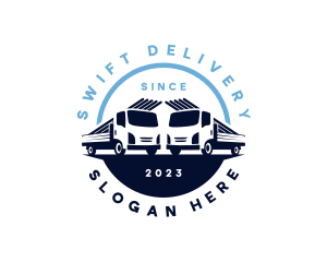 Delivery - Cargo Delivery Truck logo design