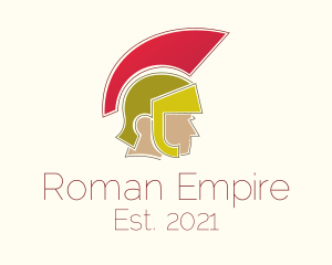 Roman - Roman Empire Soldier logo design