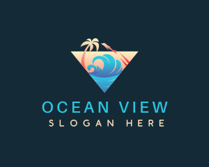 Vacation Travel Adventure logo design