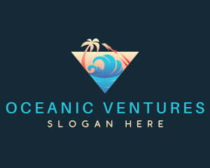 Vacation Travel Adventure logo design