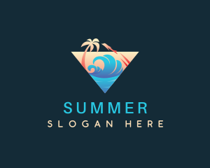 Vacation Travel Adventure logo design