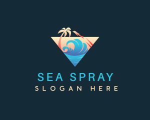 Vacation Travel Adventure logo design