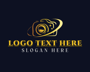 Lens - Creative Photography Camera logo design