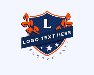 League - Sports Varsity Shield logo design