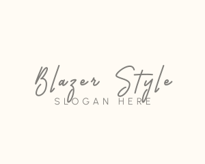 Feminine Style Brand logo design