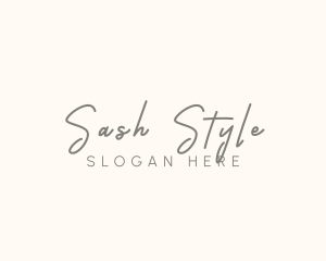 Feminine Style Brand logo design