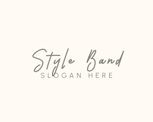 Feminine Style Brand logo design