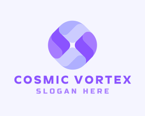 Vortex - Diamond Vortex Technology logo design