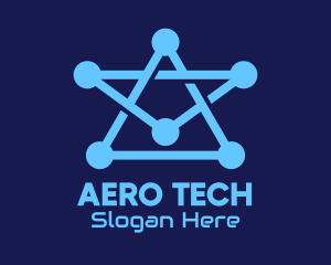 Blue Star Tech logo design