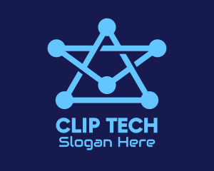 Blue Star Tech logo design