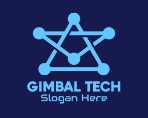 Blue Star Tech logo design