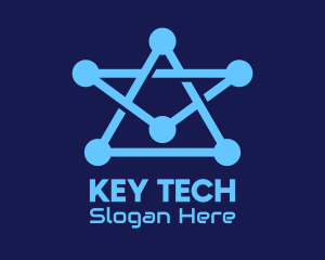 Blue Star Tech logo design