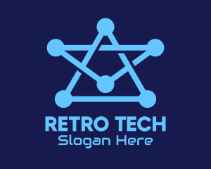 Blue Star Tech logo design