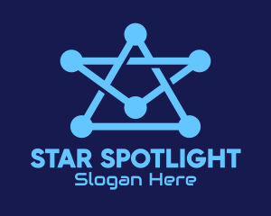 Blue Star Tech logo design