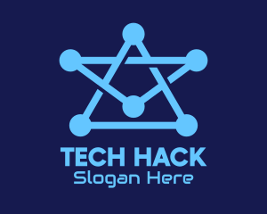 Blue Star Tech logo design