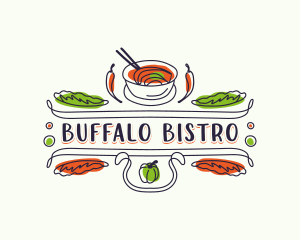 Gourmet Restaurant Bistro logo design