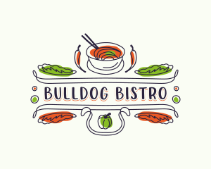 Gourmet Restaurant Bistro logo design