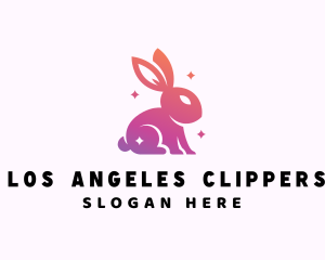 Animal - Gradient Little Rabbit logo design