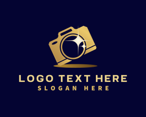 Dslr - Premium Photography Camera logo design