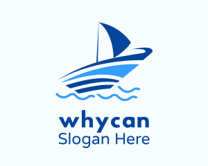 Ocean Small Boat Logo